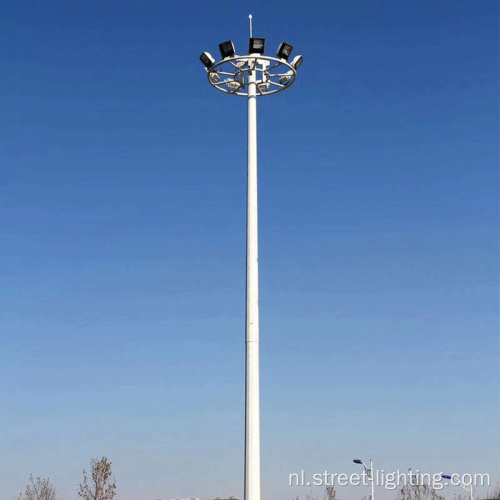 Polygonaal type 25m hoge mast -verlichtingspool